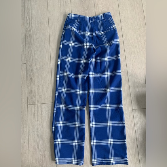urban outfitters straight leg plaid pants size womens XS - Picture 2 of 2